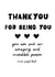 Thank You For Being You created by Becky