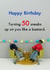 Turning 50 created by Bold & Bright Cards