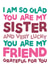 Birthday Card For Sister - Thank You Sis - Glad You Are My Sister created by SixElevenCreations