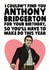 Anthony Bridgerton birthday card created by Studio Doodles