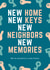 Funny All New Everything New Home Card - Keys - New Home New Keys New Neighbours New Memories created by Dany Mallky