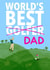 World's Best Golfer Dad Card created by Louisa Taylor