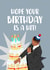 Funny Will Smith Birthday Card created by The Cake Thief