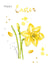 Easter Daffodil Card created by SABIVO Design by Sabina