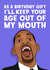 I'll Keep Your Age out of my mouth - Funny Oscar Birthday Gift created by Bubble&Cheek