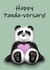 Happy Anniversary Cute Panda Card created by AmandaNX Art & Design