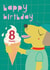 Happy 8th Birthday Cool Dude Doggy created by Nelly's Treasures