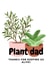 Plant dad Father's day card created by The Sage Bird