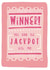 Lottery Ticket Card created by Pink & Peach