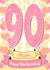 Happy 90th Birthday Card Mum created by Little Silverleaf