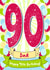 Happy 90th Birthday Dad Card created by Little Silverleaf