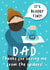 Spider-dad, Father’s Day card created by Sophie Larsson