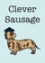 Clever Sausage (blue) created by Sosig