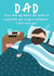 Snoring Dad, Father’s Day card created by Sophie Larsson