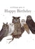 Owl Breeds Happy Birthday created by Silvia Whiteley Art