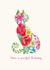 Cat Birthday Card created by Paula Rich