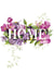 Pretty Floral New Home Card - Home created by Paula Rich
