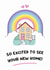 Cute New Home Card - Rainbow - So Excited To See Your New Home! created by Lynsey Luu