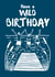 Funny wild swimming birthday card created by suzcreate