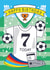 Happy Birthday Football 7th Birthday Soccer Card created by Creative Joy
