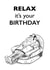 A relaxing birthday card created by Scribbly Diddly