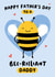 Bee-rilliant Daddy Father's Day Card created by Macie Dot Doodles