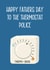 Funny Thermostat Police Father's Day Card - Dad - Heating - Happy Fathers Day To The Thermostat Police created by Silky Rose Design