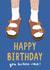 Birkenstock Birthday Card created by Jessica Harvey