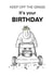 Keep off the grass on your birthday created by Scribbly Diddly