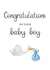 Congratulations New Baby card created by Kalm Lettering