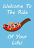 Welcome To The Ride Of Your Life! Marriage Card created by Kattra.art