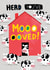 Funny Cow Pun New Home Card - Herd You've Moooooved! created by Pencilface