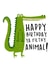 Crocodile Filthy Animal Birthday Card created by Ooh I Like That Design