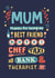 Thanks Mum for... everything created by Jon Hall Design