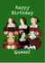 Tudor themed Happy Birthday Queen card created by Dorothy Grace Design