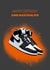 Retro Jordan 1 Panda Sneakerhead Birthday Card created by Alexandria Frances