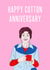 Cotton Wedding Anniversary card created by Adam Regester