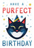 Cute Black Cat Birthday Card created by Breana Marie