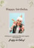 grandma best wishes Birthday Personalised Photo Card 45417 created by IcyCard