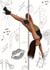 Pole dancing Queen created by Halfmoon Creative Art