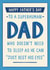 Funny Father's Day Card – Superhuman Dad created by Chloe Tyler