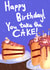 You take the CAKE! Birthday Card created by C.F. Allen