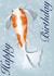 Koi Birthday Card created by Rebecca Phillips