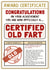 Old Fart Certificate Birthday Card created by AbiGoLucky