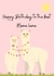 Lama Mum Birthday Card created by Smoy