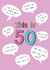 This is 50 - Happy 50th Birthday Card created by @Laura Lonsdale Designs