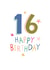 16th Birthday star card created by Pablo and Pickle Studio