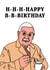 Open All Hours Arkwright Birthday Card created by Peabody Studio