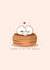 Congrats on your little dumpling - bao bun, dim sum new baby card created by Rosalie Perl