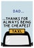 A fun, jokey Father's Day card for your Dad created by Amy Writes